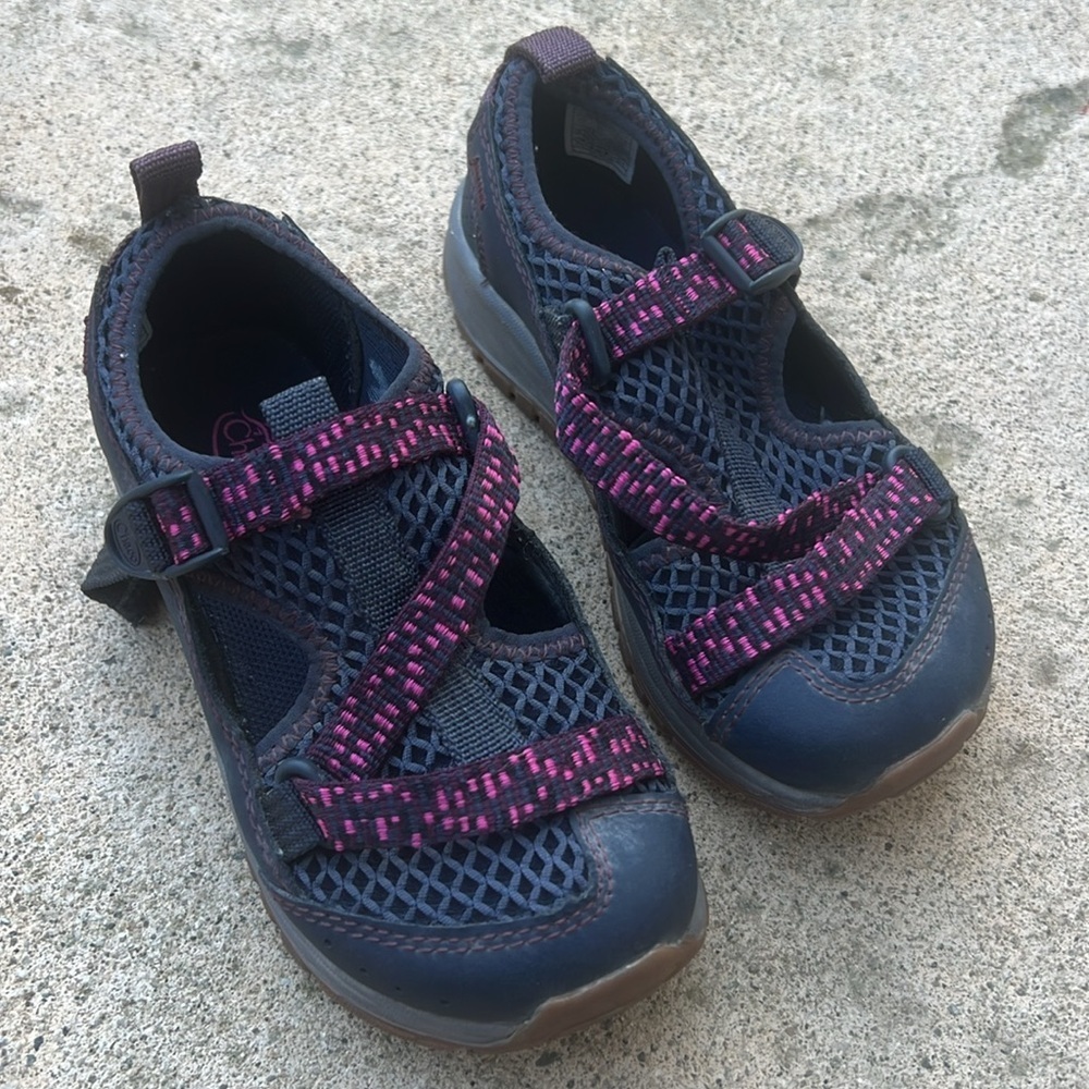 Chaco Odessey Kids Blue Strap Water Shoe Sandal Toddler Size 11